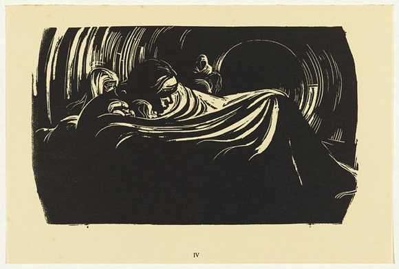 Artist: b'Counihan, Noel.' | Title: b'There is no escape.' | Date: 1950 | Technique: b'linocut, printed in black ink, from one block' Artist: b'Counihan, Noel.' | Title: b'There is no escape.' | Date: 1950 | Technique: b'linocut, printed in black ink, from one block'