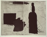 Artist: Lincoln, Kevin. | Title: Black bottle | Date: 1985 | Technique: lithograph, printed in black ink, from one stone