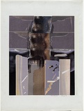 Artist: Senbergs, Jan. | Title: Observatory II. | Date: 1968 | Technique: screenprint, printed in colour, from multiple stencils | Copyright: © Jan Senbergs. Licensed by VISCOPY, Australia