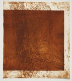 Artist: PARR, Mike | Title: Alphabet/Haemorrhage. | Date: 1992-93 | Technique: etching, printed in red ochre ink, from one plate