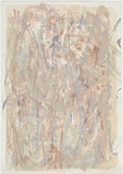 Artist: MEYER, Bill | Title: Porcupine Ridge ochre | Date: 1988 | Technique: screenprint, printed in colour, from multiple stencils | Copyright: © Bill Meyer