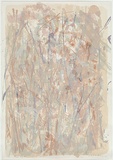Artist: MEYER, Bill | Title: Porcupine Ridge ochre | Date: 1988 | Technique: screenprint, printed in colour, from multiple stencils | Copyright: © Bill Meyer