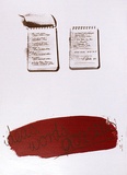 Artist: Danko, Aleks. | Title: Ideas, words, processes [exhibition, Watters Gallery, Sydney]. | Date: 1972 | Technique: screenprint, printed in colour, from multiple stencils