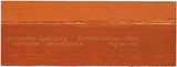 Artist: MADDOCK, Bea | Title: Terra Spiritus...with a darker shade of pale | Date: 1993-98 | Technique: stencil print, printed in hand-ground Launceston ochre from multiple hand-cut mylar stencils; letterpress text blind printed; hand-drawn script