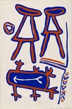 Artist: Kupialdo. | Title: Payback | Date: September 1968 | Technique: screenprint, printed in blue and orange, from two screens