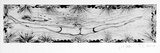 Artist: b'COLEING, Tony' | Title: b'Rocket man hits broad way.' | Date: 1989 | Technique: b'etching and aquatint, printed in black ink, from one plate'