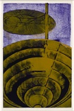 Artist: Stuart, Guy. | Title: Cone Interior 2 | Date: 1968 | Technique: lithograph, printed in colour, from multiple blocks/plates | Copyright: © Guy Stuart