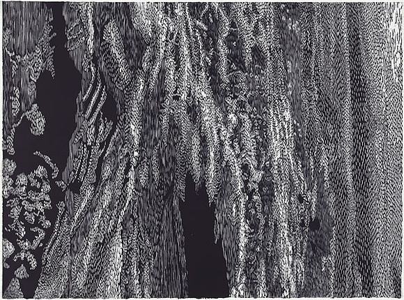 Artist: b'Payne, Patsy.' | Title: b'Sky' | Date: 1996 | Technique: b'linocut, printed in black ink, from one block'