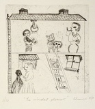 Artist: SHEARER, Mitzi | Title: The window cleaner | Date: 1980-84