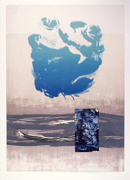 Artist: KING, Grahame | Title: Floating cloud | Date: 1988 | Technique: lithograph, printed in colour, from five  stones [or plates]