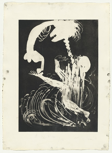 Artist: b'BOYD, Arthur' | Title: bThe women's vow. | Date: 1973-74 | Technique: b'aquatint, printed in black ink, from one plate' | Copyright: b'Reproduced with permission of Bundanon Trust' Artist: b'BOYD, Arthur' | Title: bThe women's vow. | Date: 1973-74 | Technique: b'aquatint, printed in black ink, from one plate' | Copyright: b'Reproduced with permission of Bundanon Trust'