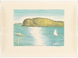 Artist: Rees, Lloyd. | Title: Balls Head, Berry's Bay | Date: 1987 | Technique: lithograph, printed in colour, from multiple stones [or plates] | Copyright: © Alan and Jancis Rees