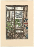 Artist: Davidson, Barbara. | Title: Kirribilli 3. | Date: 1981, 1985 | Technique: hand coloured etching