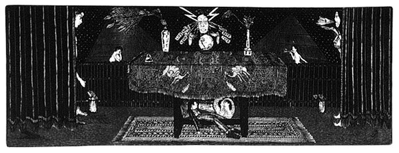 Artist: b'Nedelkopoulos, Nicholas.' | Title: b'Image 5' | Date: 1982 | Technique: b'etching and aquatint, printed in black ink with plate-tone, from one plate' Artist: b'Nedelkopoulos, Nicholas.' | Title: b'Image 5' | Date: 1982 | Technique: b'etching and aquatint, printed in black ink with plate-tone, from one plate'