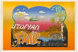 Artist: EARTHWORKS POSTER COLLECTIVE | Title: Utopian Technology Fair. Autonomouse House. | Date: 1978 | Technique: screenprint, printed in colour, from multiple stencils