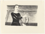 Artist: Walker, Deborah. | Title: Christmas | Date: 1985 | Technique: lithograph, printed in black ink, from one stone | Copyright: © Deborah Walker. Licensed by VISCOPY, Australia