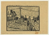 Artist: Groblicka, Lidia | Title: Country children | Date: 1955-56 | Technique: woodcut, printed in black ink, from one block