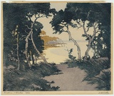 Artist: WEBB, A.B. | Title: Sunshine and shadow. | Date: 1923 | Technique: woodcut, printed in colour in the Japanese manner, from five blocks
