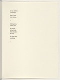 Artist: b'SELENITSCH, Alex' | Title: b'not titled [all my clothes unravelled].' | Date: 2000 | Technique: b'letterpress, printed in black ink'
