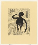 Artist: Hay, Bill. | Title: Night burglars | Date: 1992, April - May | Technique: lithograph, printed in black ink, from one stone