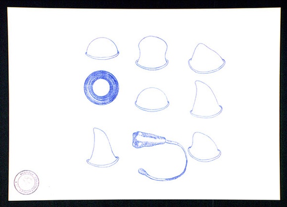 Artist: b'Barclay, Claire.' | Title: b'not titled.' | Date: 1995 | Technique: b'spirit-duplicator'