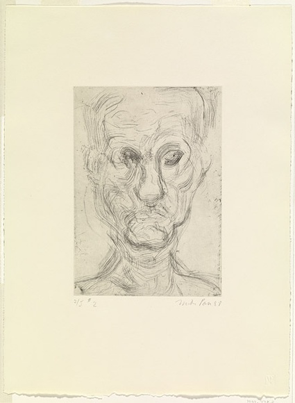 Artist: b'PARR, Mike' | Title: b'Hybridia 2' | Date: 1989 | Technique: b'etching, printed in black ink, from one zinc plate'