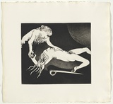 Artist: BOYD, Arthur | Title: 'Just as Menalaus, they say...'. | Date: (1970) | Technique: etching and aquatint, printed in black ink, from one plate | Copyright: Reproduced with permission of Bundanon Trust