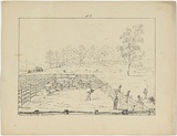 Artist: b'Fairholme, George Knight Erskine.' | Title: b'Roping for branding.' | Date: c.1853 | Technique: b'lithograph, printed in black ink, from one stone'