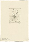 Artist: WALKER, Murray | Title: Old Daisy [j] | Date: 1962 | Technique: drypoint, printed in black ink, from one plate