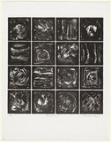 Artist: KING, Grahame | Title: Microform I | Date: 1971 | Technique: lithograph, printed in black ink, from one stone [or plate]