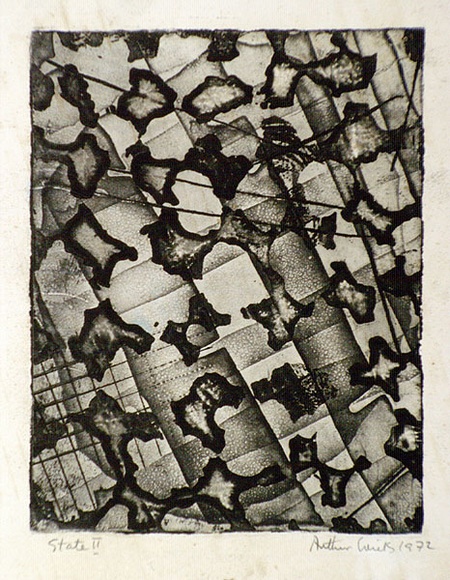 Artist: b'WICKS, Arthur' | Title: b'Changes/Mixings' | Date: 1972 | Technique: b'etching'