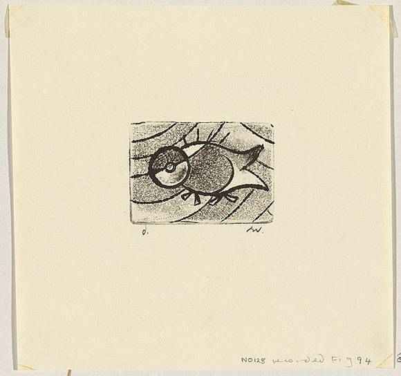 Artist: b'WILLIAMS, Fred' | Title: b'Little fish' | Date: 1961 | Technique: b'etching, aquatint and engraving, printed in black ink, from one copper plate' | Copyright: b'\xc2\xa9 Fred Williams Estate' Artist: b'WILLIAMS, Fred' | Title: b'Little fish' | Date: 1961 | Technique: b'etching, aquatint and engraving, printed in black ink, from one copper plate' | Copyright: b'\xc2\xa9 Fred Williams Estate'