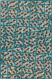 Artist: b'REDBACK GRAPHIX' | Title: b'Wrapping paper: Banksia' | Date: 1986 | Technique: b'screenprint, printed in colour, from three stencils'