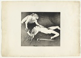 Artist: BOYD, Arthur | Title: 'Just as Menalaus, they say...'. | Date: (1970) | Technique: etching and aquatint, printed in black ink, from one plate | Copyright: Reproduced with permission of Bundanon Trust