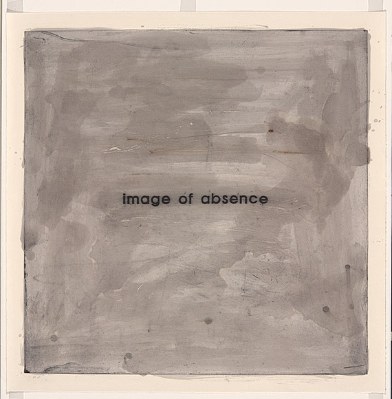 Artist: b'Wright, Judith.' | Title: b'Image of absence' | Date: 1994 | Technique: b'etching, printed in black ink, from one plate; hand-coloured' | Copyright: b'\xc2\xa9 Judith Wright' Artist: b'Wright, Judith.' | Title: b'Image of absence' | Date: 1994 | Technique: b'etching, printed in black ink, from one plate; hand-coloured' | Copyright: b'\xc2\xa9 Judith Wright'