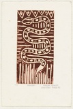 Artist: SANDY, Evelyn | Title: Yangki | Date: 1997, December | Technique: etching and aquatint, printed in brown ink, from one plate
