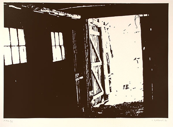 Artist: b'Durrant, Ivan.' | Title: b'Not titled #12' | Date: 1990 | Technique: b'screenprint, printed in black ink, from one screen' Artist: b'Durrant, Ivan.' | Title: b'Not titled #12' | Date: 1990 | Technique: b'screenprint, printed in black ink, from one screen'