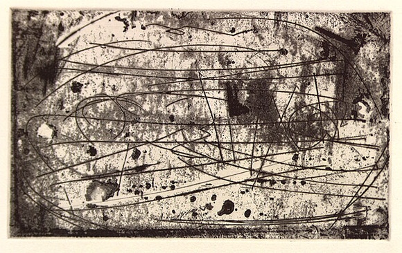 Artist: b'Furlonger, Joe.' | Title: b'Speeding cars' | Date: 1992, May-July | Technique: b'etching, printed in black ink, from one plate' Artist: b'Furlonger, Joe.' | Title: b'Speeding cars' | Date: 1992, May-July | Technique: b'etching, printed in black ink, from one plate'