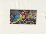 Artist: Harding, Richard. | Title: Stockade Au Go-Go | Date: 1994 | Technique: digital print from collage, printed in colour