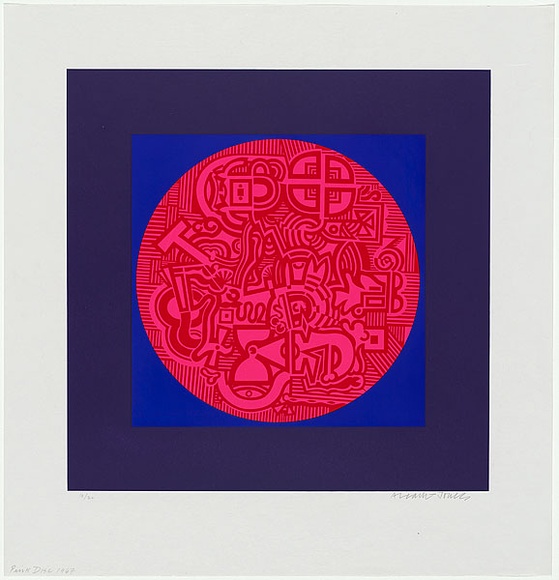Artist: b'LEACH-JONES, Alun' | Title: b'Sharlimar' | Date: 1967 | Technique: b'screenprint, printed in colour, from multiple stencils' | Copyright: b'Courtesy of the artist' Artist: b'LEACH-JONES, Alun' | Title: b'Sharlimar' | Date: 1967 | Technique: b'screenprint, printed in colour, from multiple stencils' | Copyright: b'Courtesy of the artist'