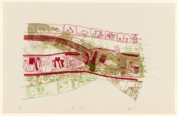 Title: Time comic | Date: 1970 | Technique: lithograph, printed in colour, from multiple stones [or plates]