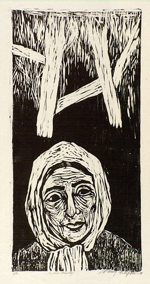 Artist: b'Clifton, Nancy.' | Title: b'Another country.' | Date: 1979 | Technique: b'woodcut, printed in black ink, from one block' Artist: b'Clifton, Nancy.' | Title: b'Another country.' | Date: 1979 | Technique: b'woodcut, printed in black ink, from one block'