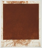 Artist: PARR, Mike | Title: Alphabet/Haemorrhage. | Date: 1992-93 | Technique: etching, printed in red ochre ink, from one plate