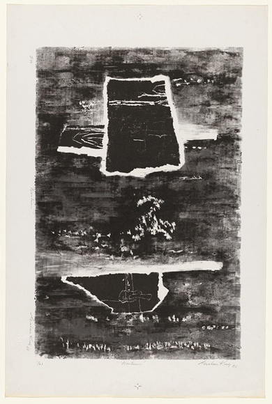 Artist: b'King, Grahame.' | Title: b'Nocturne' | Date: 1965 | Technique: b'lithograph, printed in black ink, from one stone [or plate]'
