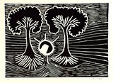 Artist: b'Pike, Jimmy.' | Title: b'Jila Jumu' | Date: 1985 | Technique: b'screenprint, printed in black ink, from one stencil'