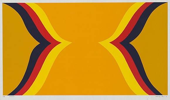 Artist: b'Ball, Sydney.' | Title: b'Isfahan.' | Date: 1967 | Technique: b'screenprint, printed in colour, from multiple stencils'