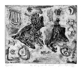 Artist: Slawik, Bernard. | Title: The King and the beast. | Date: 1988 | Technique: etching, aquatint, softground-etching and burnishing, printed in black ink, from one plate