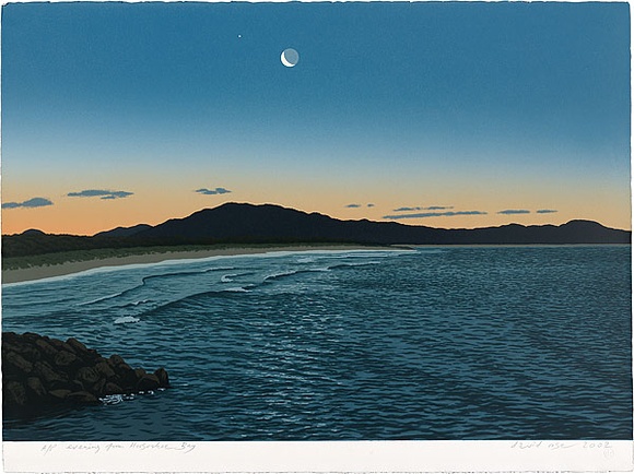 Artist: b'Rose, David.' | Title: b'Evening from Horseshoe Bay' | Date: 2002 | Technique: b'screenprint, printed in colour, from multiple screens'