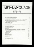 Artist: Ramsden, Mel. | Title: Art Language 1975-78. A book containing 128 leaves. Edition E. Fabre, Paris. | Date: 1975-78 | Technique: offset-lithograph, printed in black ink