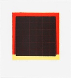 Artist: Hickey, Dale. | Title: Gridded void | Date: 1993 | Technique: lithograph, printed in colour, from three stones